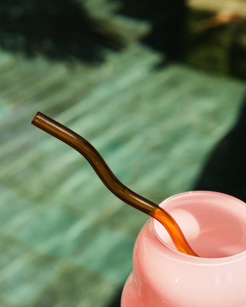 Wavy Glass Straw