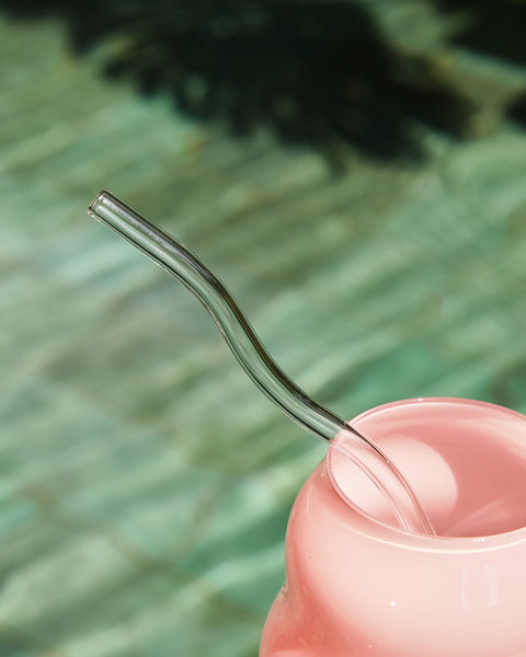 Wavy Glass Straw