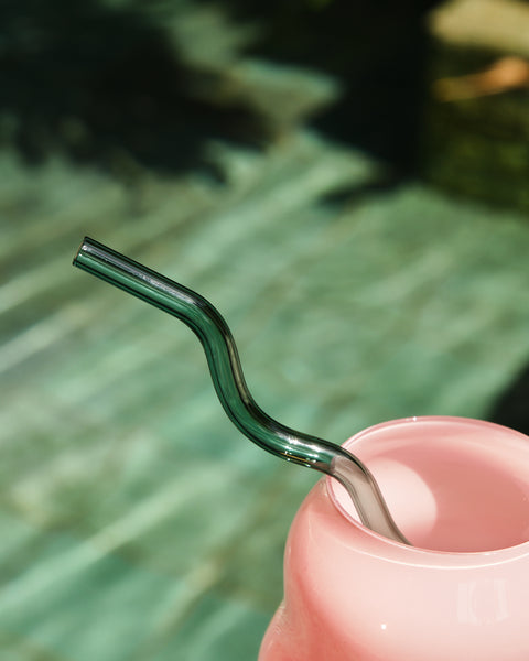 Wavy Glass Straw