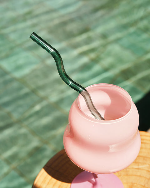 Wavy Glass Straw