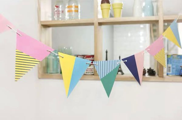 Creamy Pennant Banner (Ice Cream)