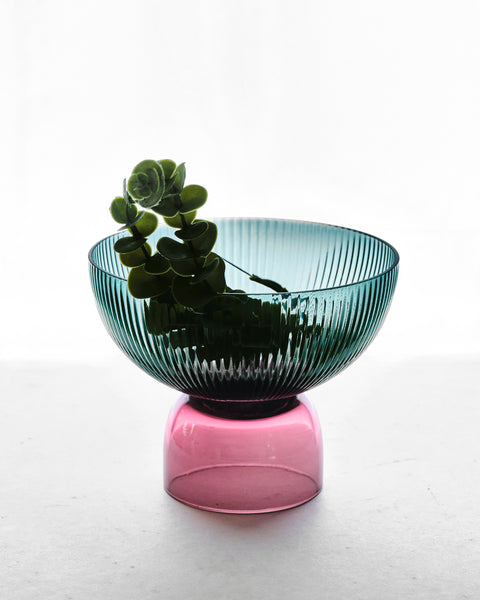 Beyonce Glass Raised Fruit Bowl - Small