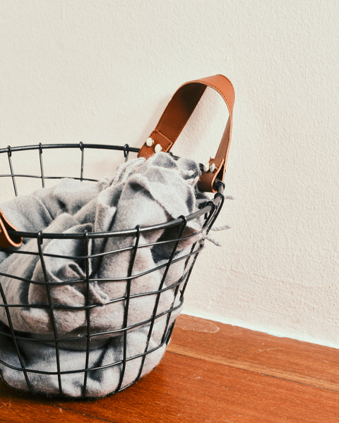 Tiller Black Laundry Bin - Small