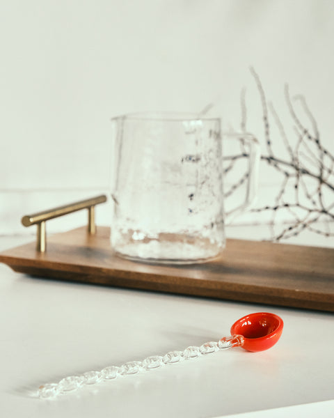 Whimsical Candy Glass Stirring Spoon