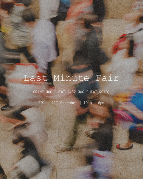 Booth Rental: Fesitve Edition Crane Living 432 Joo Chiat Weekend Themed Market