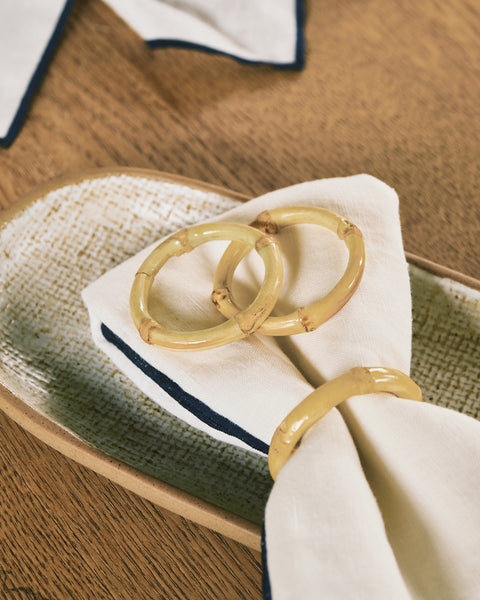 Bamboo Napkin Ring - Set of 6