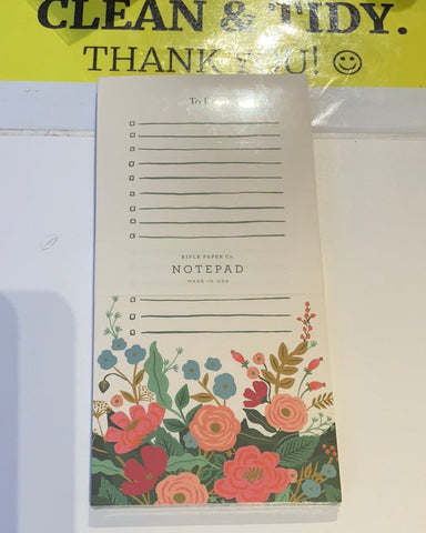 Rifle Paper Co - Floral Vines Market Notepad