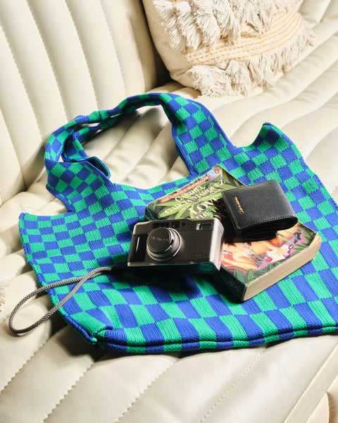 Eden Woven Knit Shoulder Bag