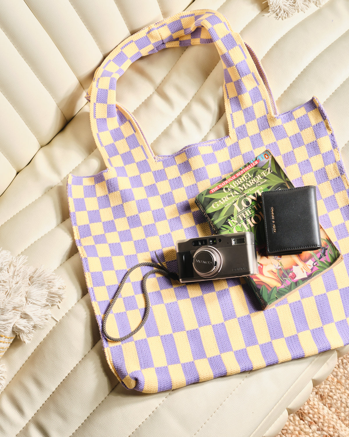 Eden Woven Knit Shoulder Bag