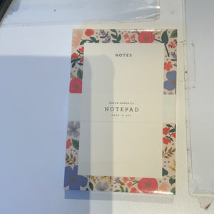 RIFLE PAPER CO - Wild Rose Notepad