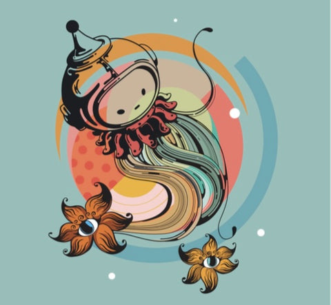 Jelilo Art Print: 43 x 43cm