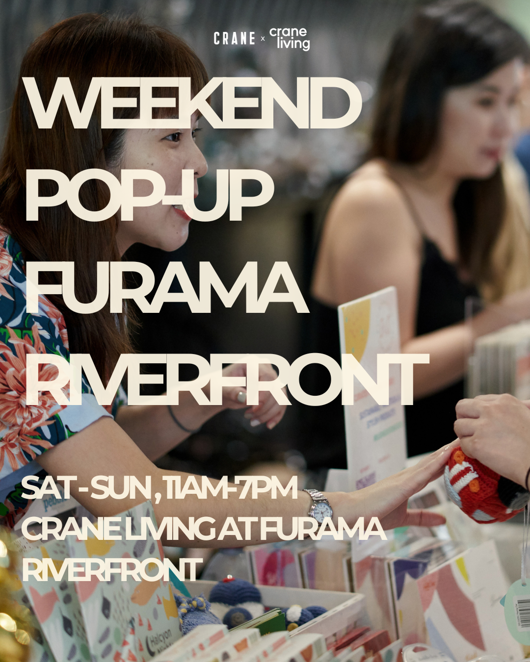 Booth Rental: Crane Living Furama RiverFront Weekend Market