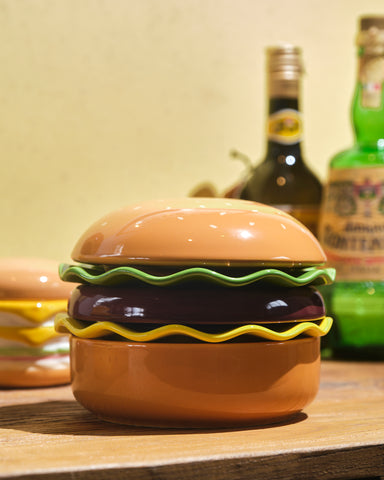 Hamburger Plates - Set of 5