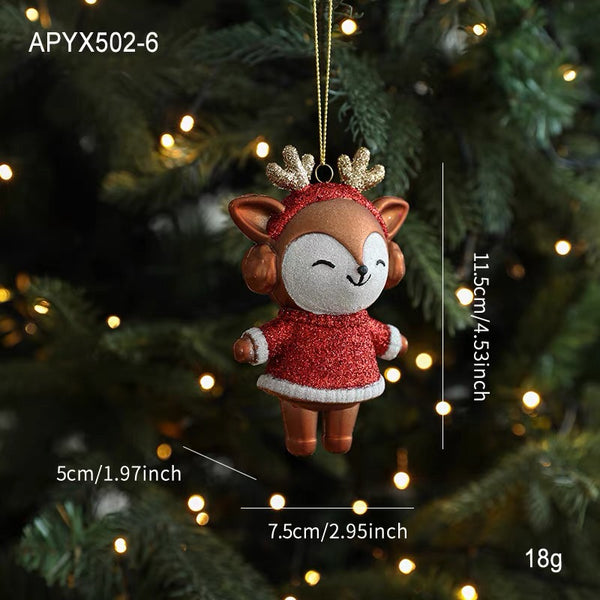 Elfie Xmas Ornaments