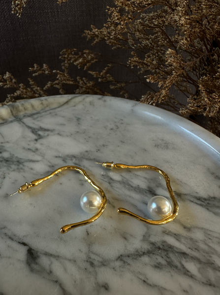 Ariel Pearl Collection - Verona Pearl Earrings
