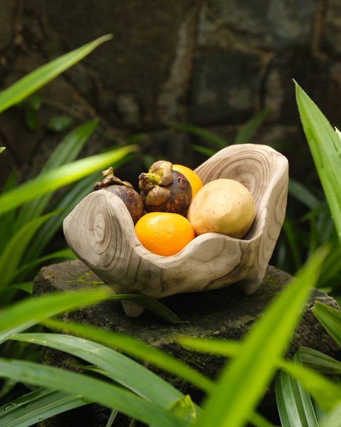 Palawan Raised Wooden Bowl