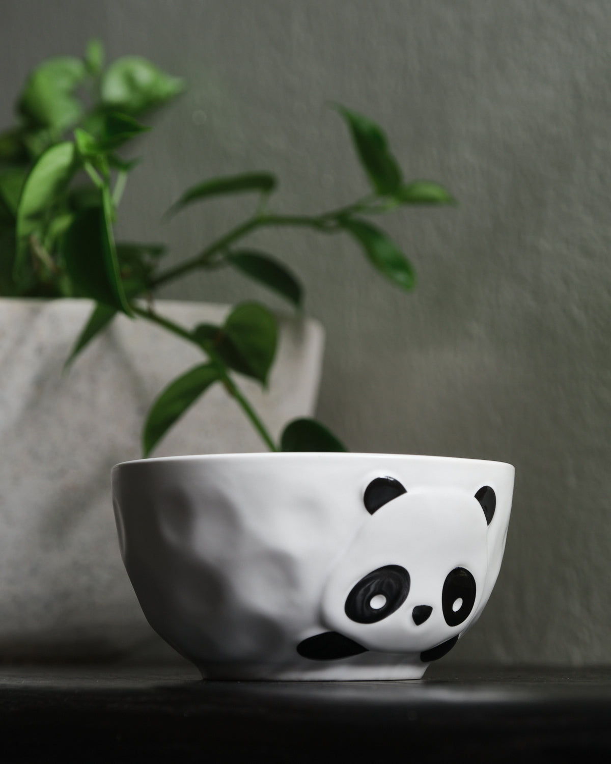 食器 pandamiemi LMRLCS Ceramic Rice Bowls Set with Chopstick, Lovely Panda Bowl