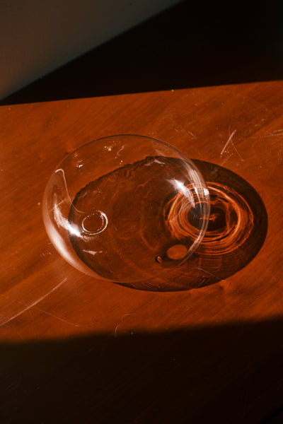 Quina Low-Rise Glass Vase