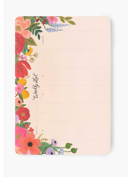 Weekly Desk Pad Planner
