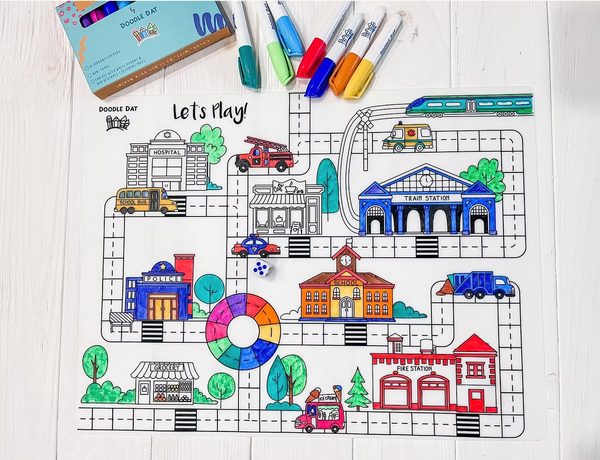 Erda Ally: Reuseable Colouring Mat Set