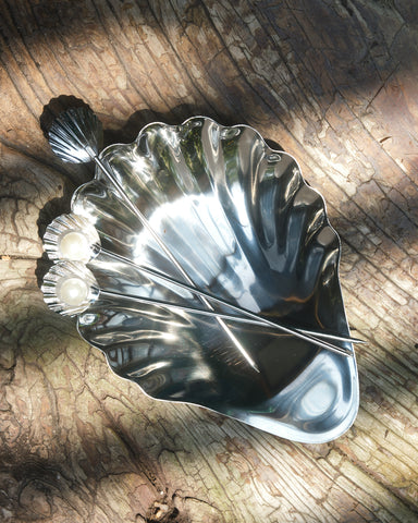 Silver Shell Dish
