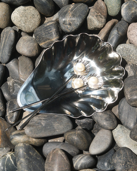 Silver Shell Dish