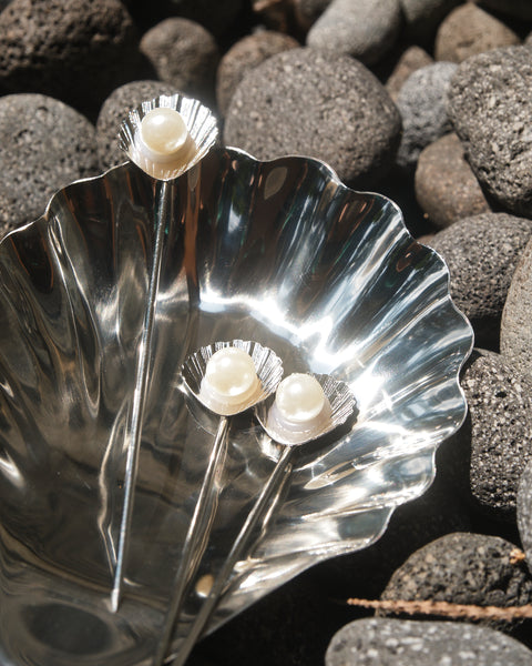 Silver Shell Dish