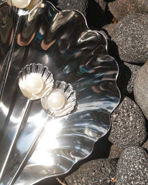 Silver Shell Dish