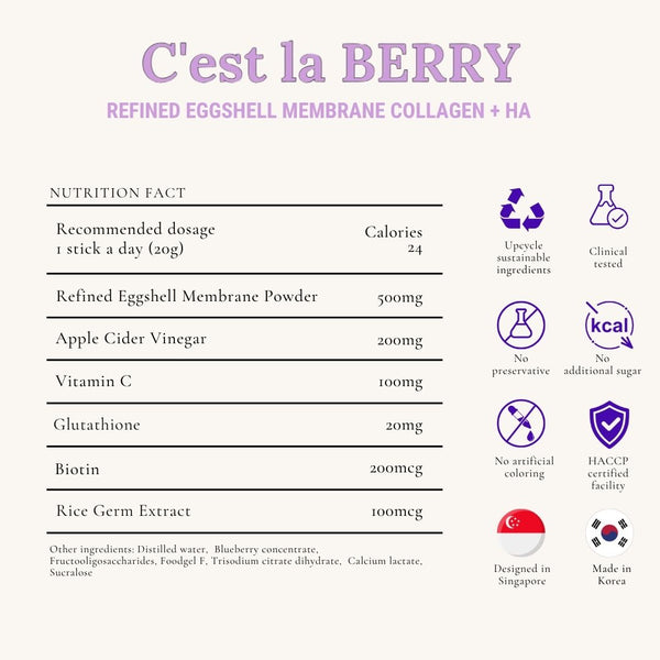 Vicky En France: C'est La Berry Collagen Sticks