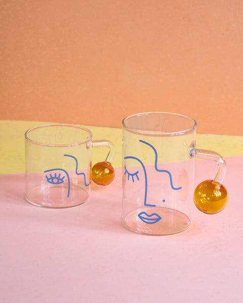 Visage Glass Cup - Small