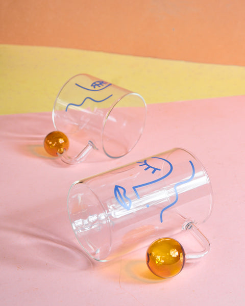 Visage Glass Cup - Small