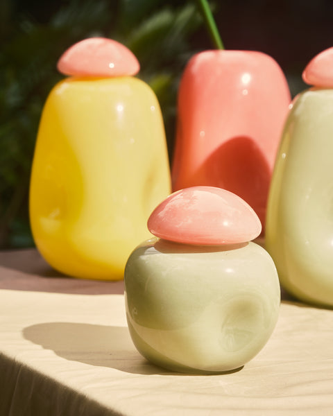Yumiko Small Vase with Lid