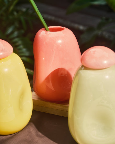 Yumiko Vase with Lid
