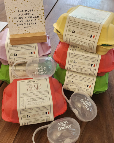 Vicky En France: C'est La Chick Collagern Scrub Soap Set (6pc Egg Carton)