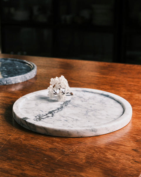Mayfair Round Marble Tray - Small