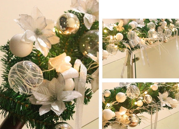 Faye Christmas Garland with Ornaments