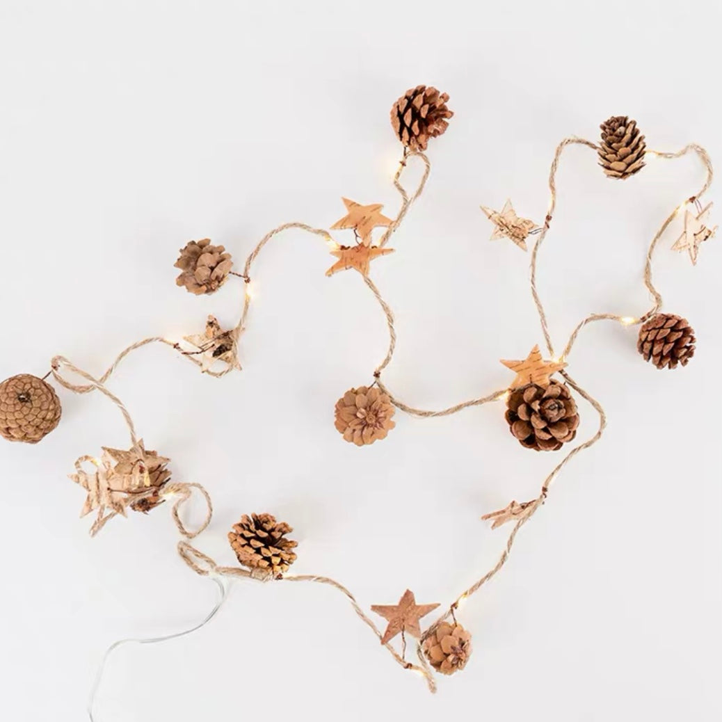 Pine Cone String Lights