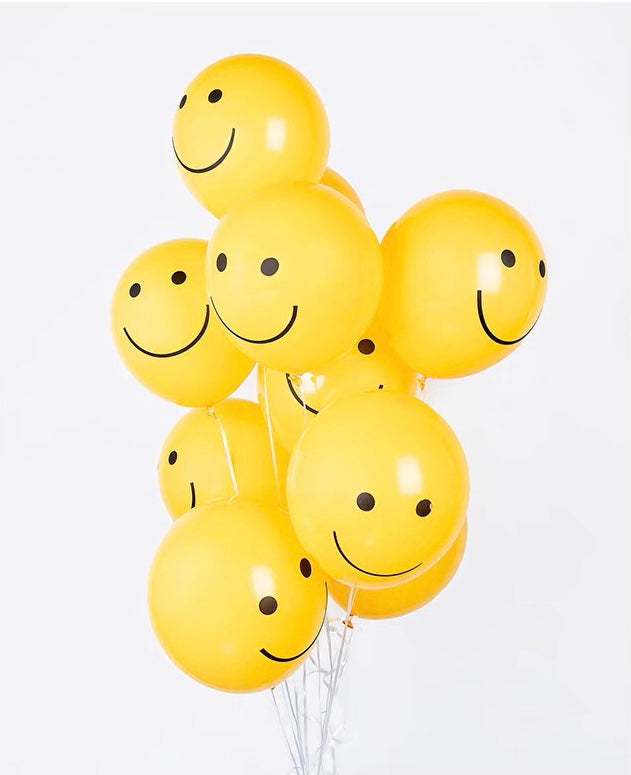 Smiley Balloon Set (Yellow)