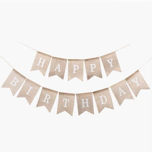Linen Pennant Banner