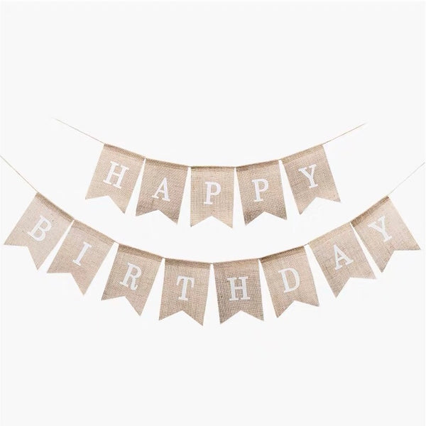 Linen Pennant Banner