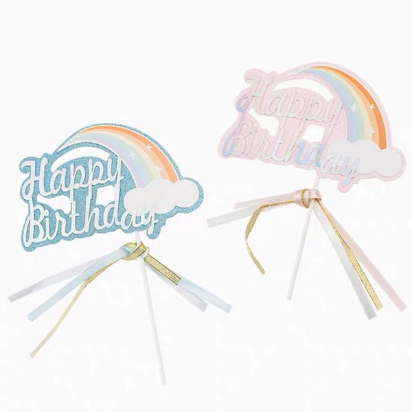 Alina Cake Topper - Blue