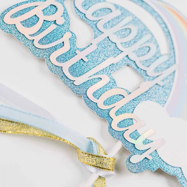 Alina Cake Topper - Blue
