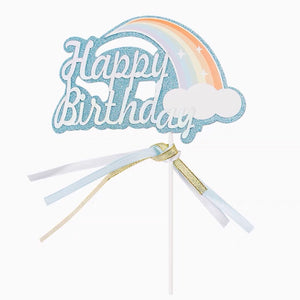 Alina Cake Topper - Blue