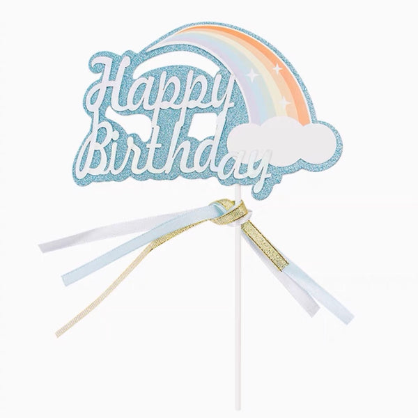 Alina Cake Topper - Blue
