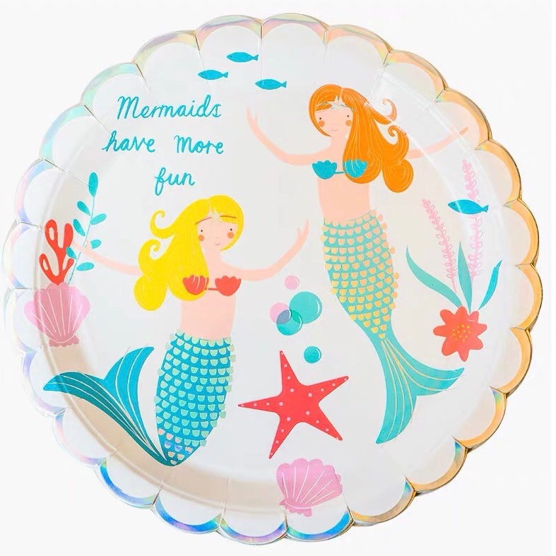 Ariel Plates - Mermaid