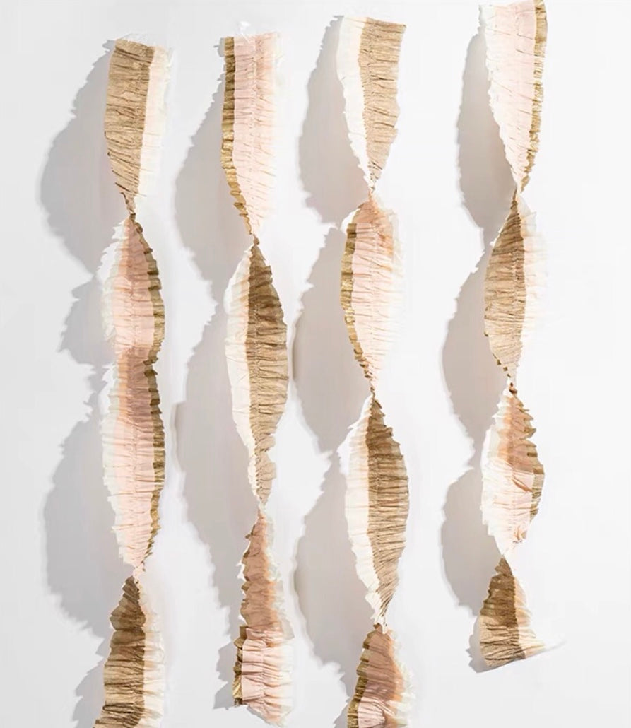 Fringy Banner - Pink & Gold