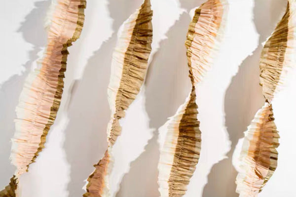 Fringy Banner - Pink & Gold