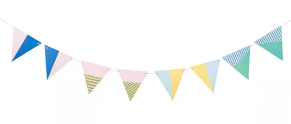 Creamy Pennant Banner (Ice Cream)