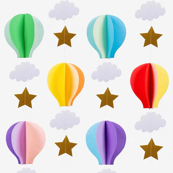Agnes Hot Balloon Decor - Yellow