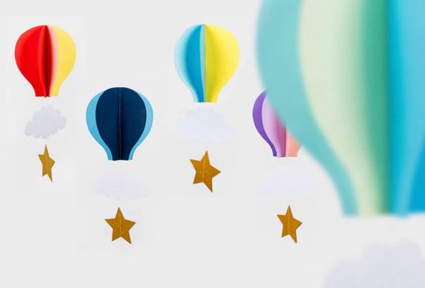 Agnes Hot Balloon Decor - Blue